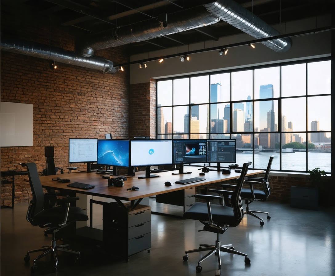 Дизайнеры Windy City Motion работают над проектом в чикагском офисе